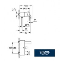 MONOMANDO BAÑO ALLURE GROHE